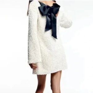 H&M sequined dress with bow.